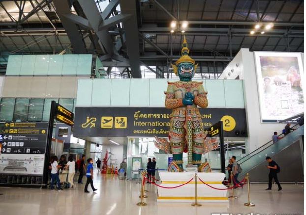 ●泰国曼谷苏万那普国际机场。