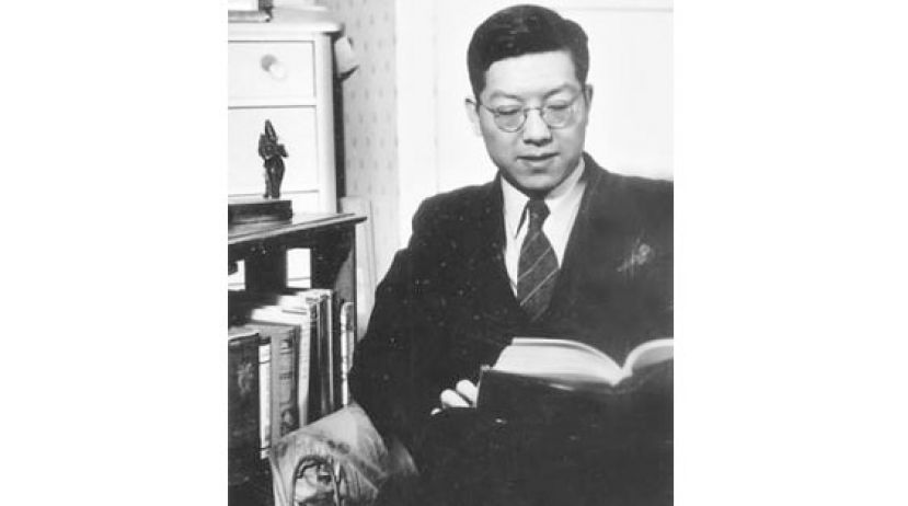 1950年代的哈佛青年学者杨联陞。