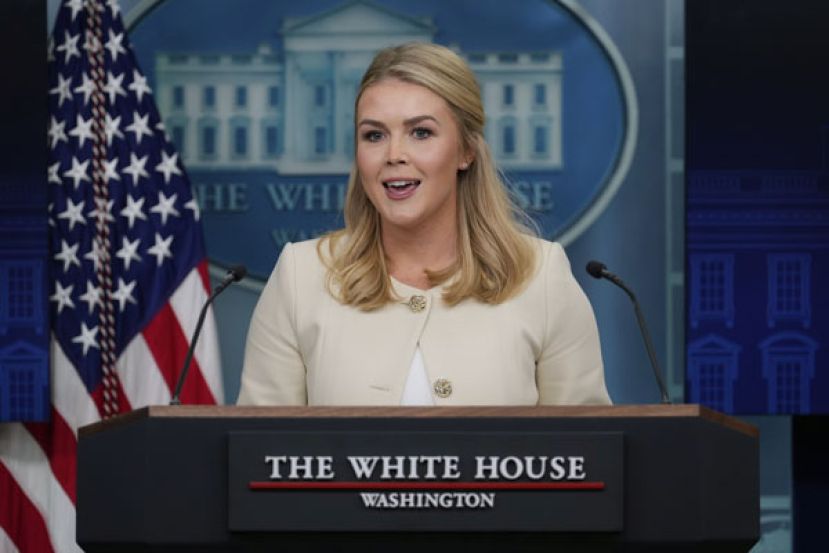 美国白宫新闻秘书李威特。