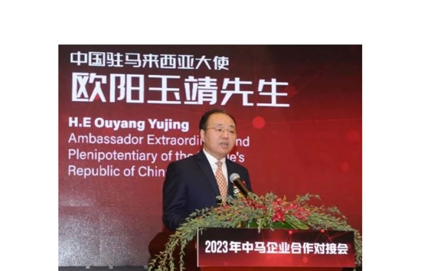 中国驻马大使欧阳玉靖。