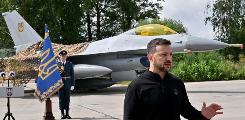 乌克兰此前从美国盟友接收了一批F-16战机。