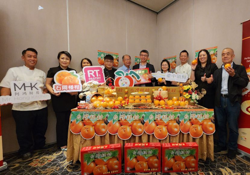台中市政府运15公吨甘甜多汁的椪柑至大马