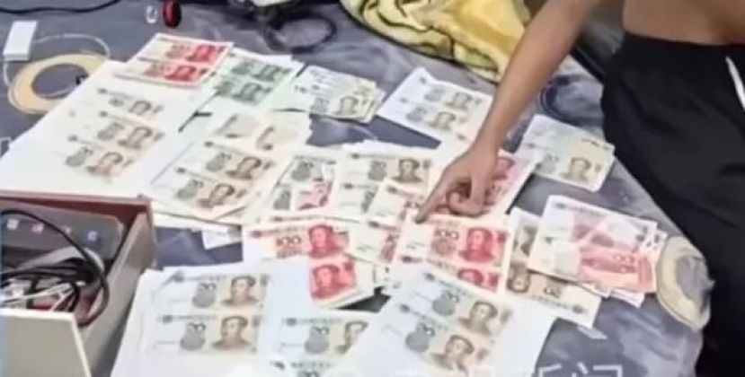 家用打印机伪造250多万假人民币，15名“00后”疑犯被捕。