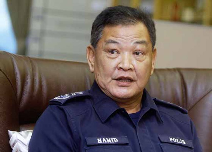 全国警察总长丹斯里阿都哈密。