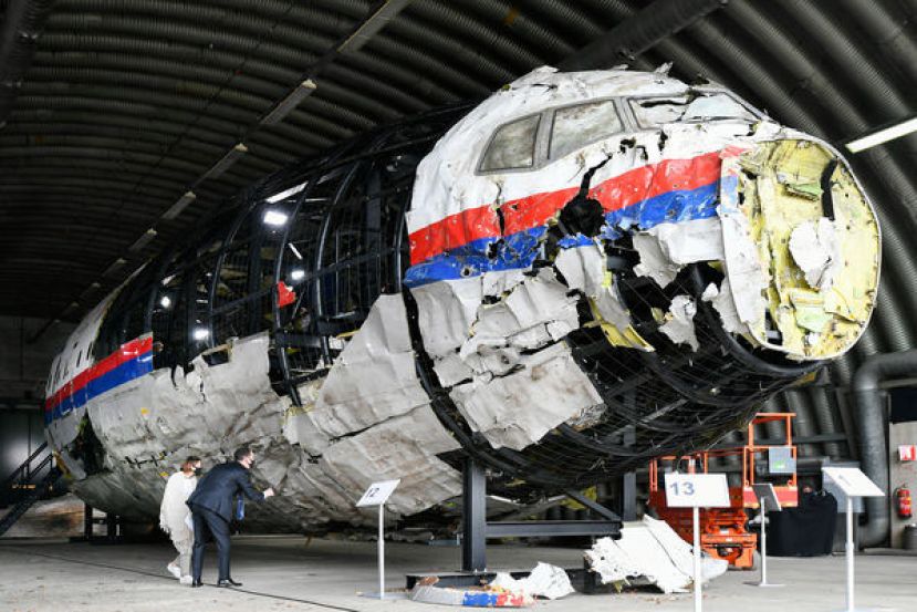 MH17残骸。
