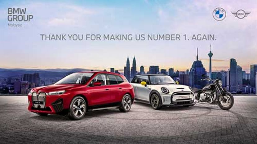 优质汽车制造商连续第二年蝉联优质汽车市场冠军宝座,“全然驾驶乐趣”(Sheer Driving Pleasure) 丶“让生活变得像快乐轻松骑乘般美好”(Make Life a Ride)及Big Love在大马及全球市场再写下成功 的一年。