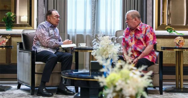 安华今早觐见国家元首  汇报汽油补贴机制与第47届东盟峰会筹备工作