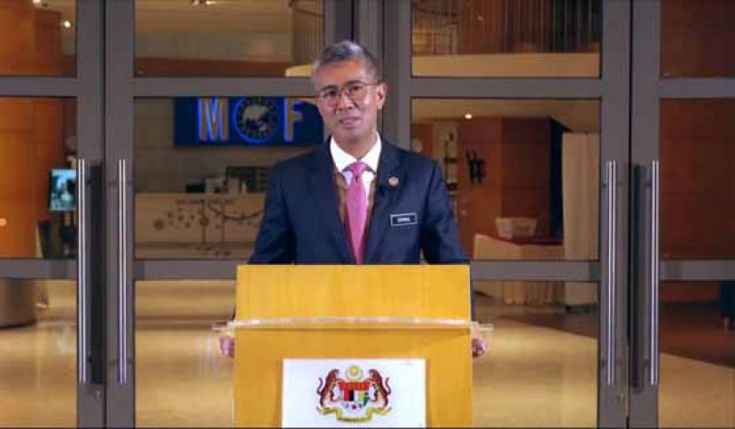 财政部长拿督斯里东姑扎夫鲁。