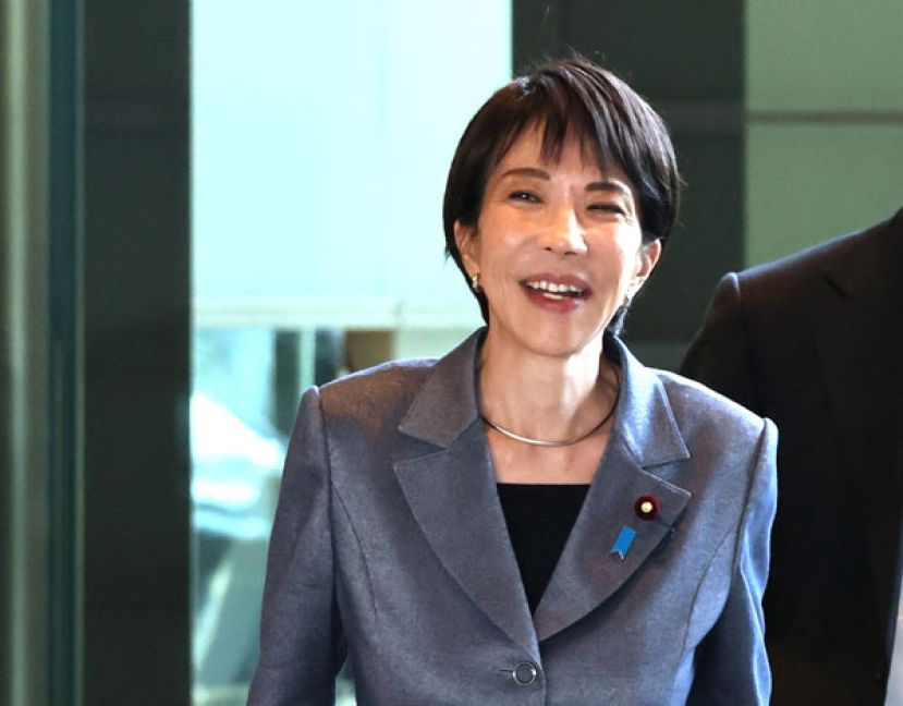 日本首相高市早苗以沉著的领导能力获得高支持率。