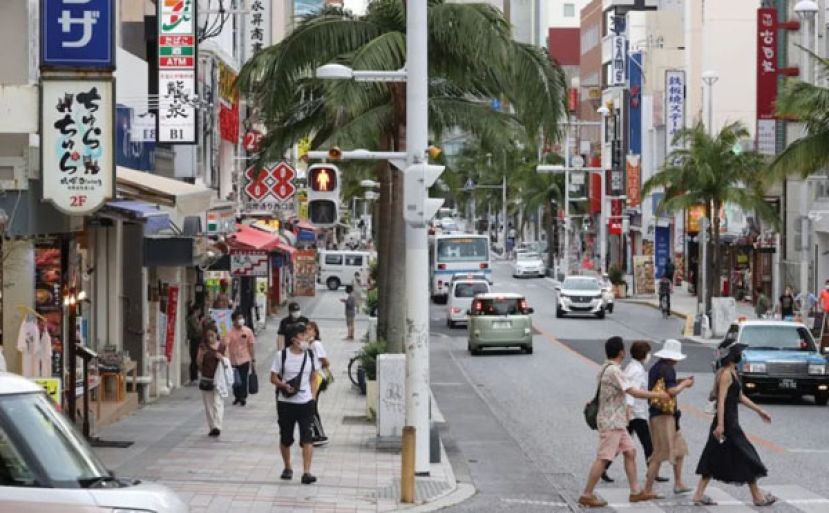 日本冲绳县是不少人爱去游玩的圣地，近期流感疫情连续升温。
