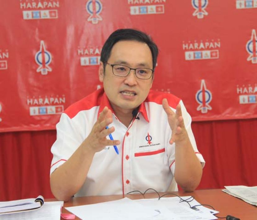砂民主行动党主席张健仁。