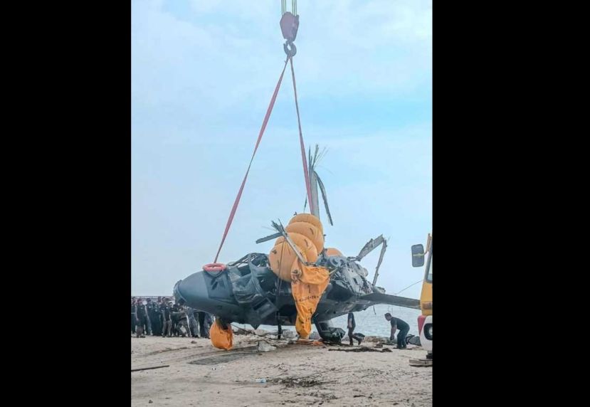 海军直升机紧降海2受伤机组人员 1人肺部出现并发症