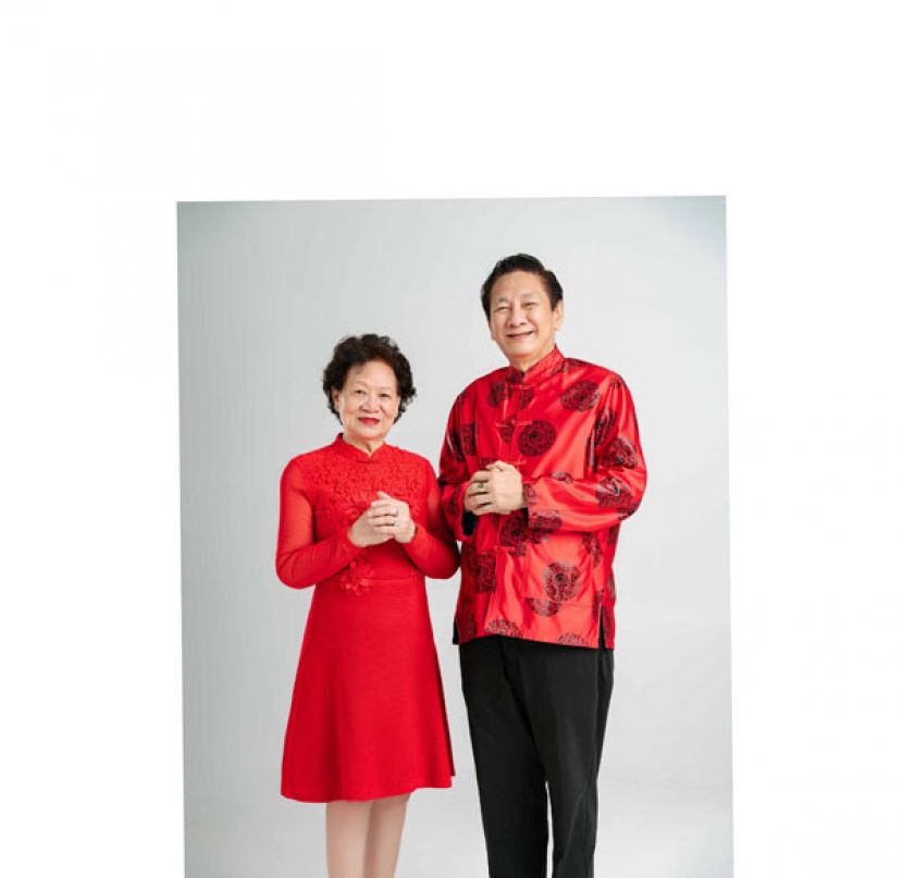 晋汉连省华总署理会长拿督王长福伉俪祝福大家&ldquo;癸卯兔年，福旺双至，新年欣喜，身强体健！