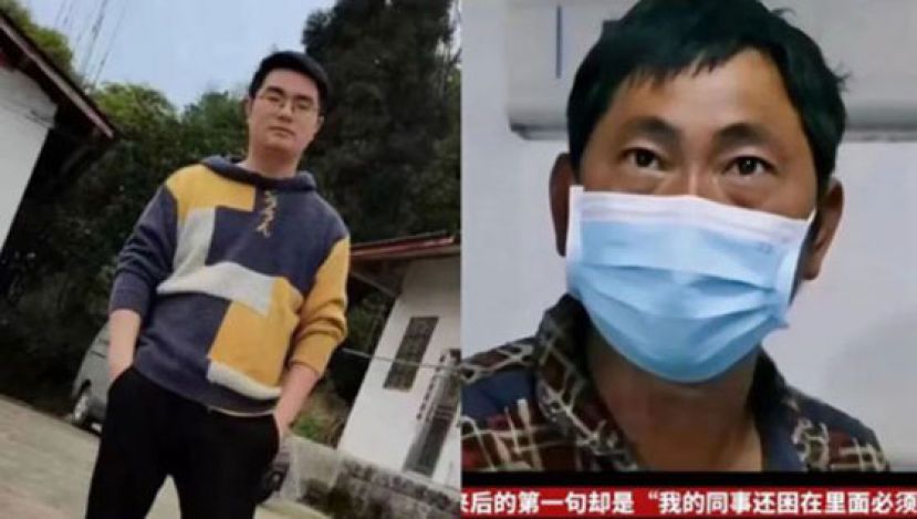 左为甘宇，右为罗永。