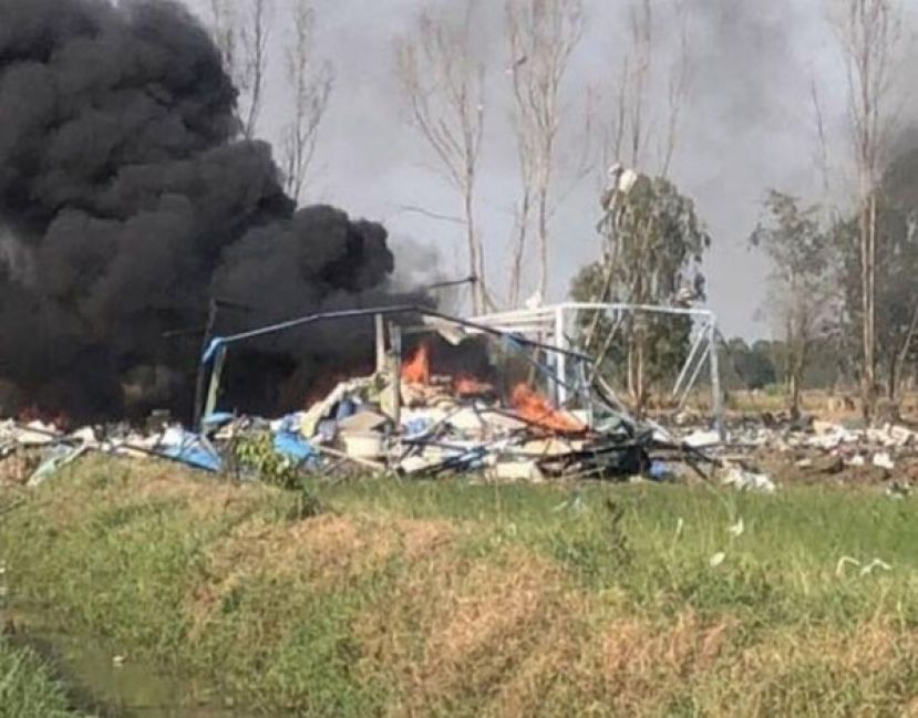 泰国一家烟火厂在17日发生爆炸。