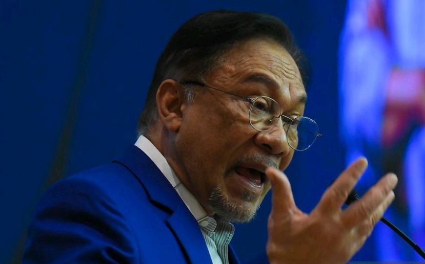 人民公正党主席拿督斯里安华。