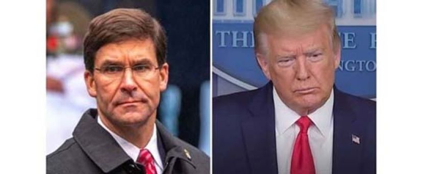 埃斯珀曾公开反对特朗普动用《反暴乱法》。