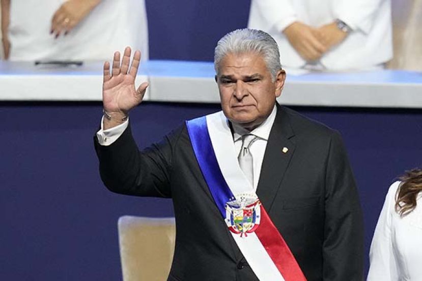 ●巴拿马总统穆利诺今年7月宣誓就职。