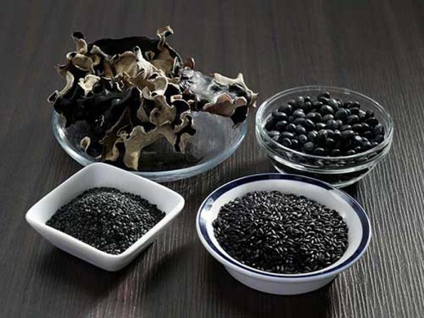 黑色食物含花青素抗氧化