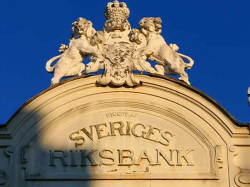 瑞典央行（图）将利率调高4码，为该国近30年来最激进紧缩行动。