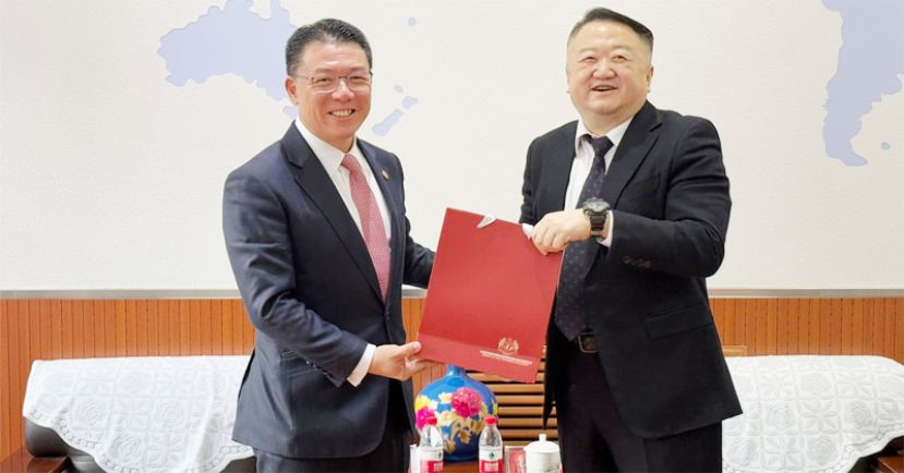 倪可敏官访哈尔滨硕为大马争取哈尔滨航班直航