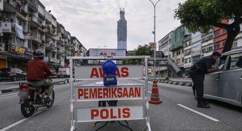 新邦令金两甘榜封村，居民不准外出。