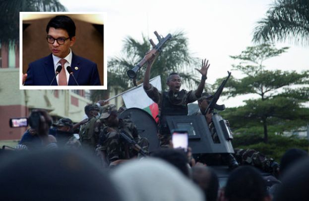 马达加斯加爆发示威，总统拉乔利纳警告正在发生政变。