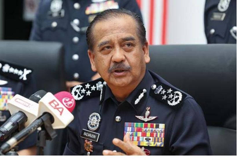 ●全国警察总长丹斯里拉扎鲁丁。