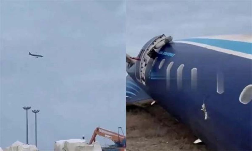 阿塞拜疆载72人客机坠毁，消息称已有25人送医。