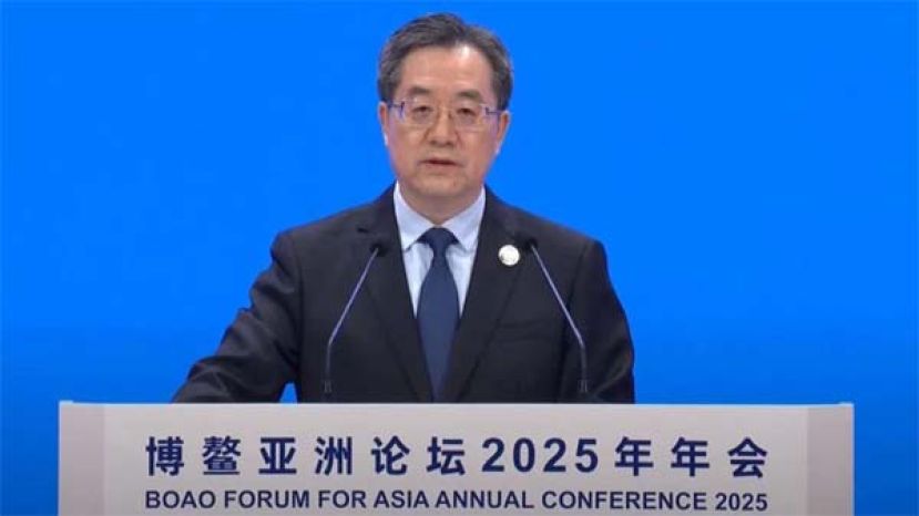 丁薛祥出席博鳌亚洲论坛2025年年会开幕仪式。