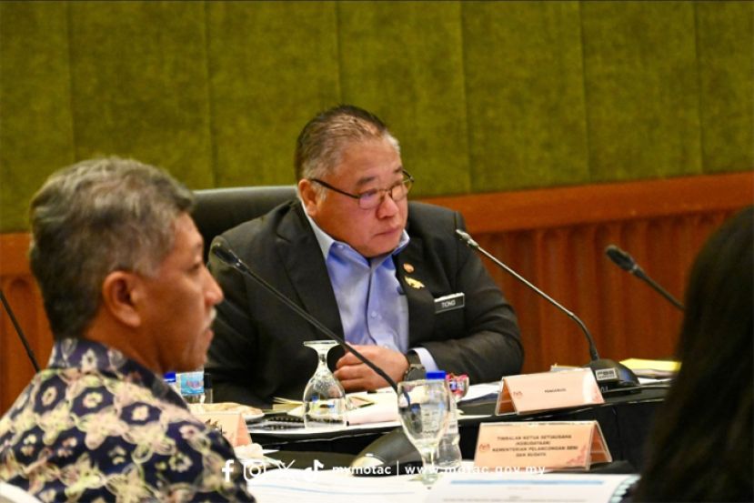 旅游、艺术及文化部长拿督斯里张庆信。