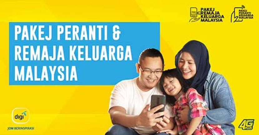 Digi推出Pakej Remaja及Pakej Peranti Keluarga Malaysia助更多大马人上网上线