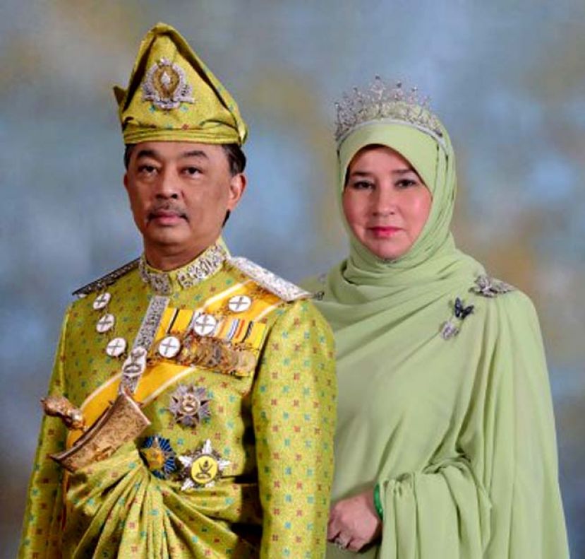 图：彭亨州苏丹阿都拉殿下出任第16任国家元首。