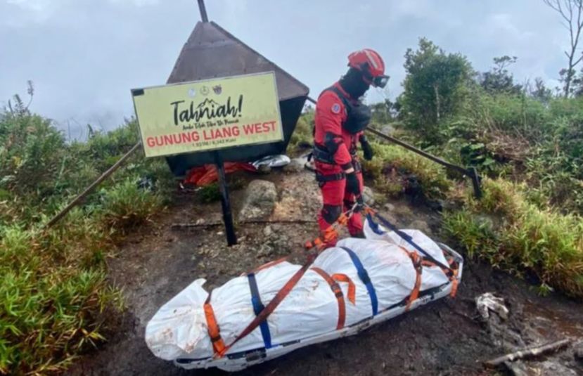 男子登山不幸丧命   遗体用直升机运下山