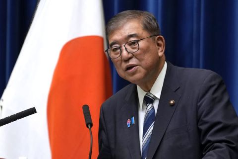 日本首相石破茂。