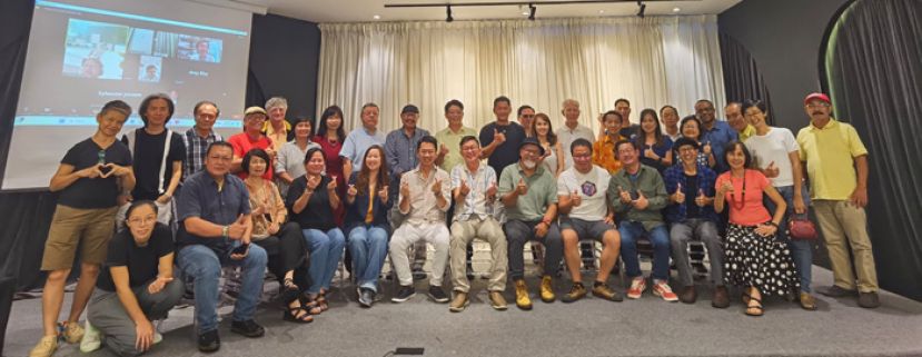 砂拉越艺术家协会2024年新委员会阵容 杨礎源接任主席
