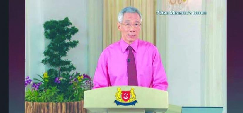 李显龙宣布解散国会。