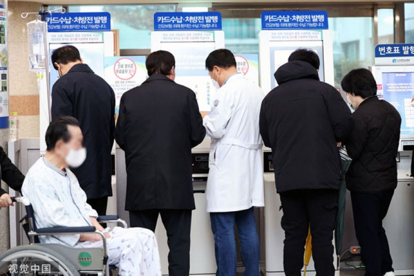 韩国住院医师集体罢工，既有人力应接不暇。