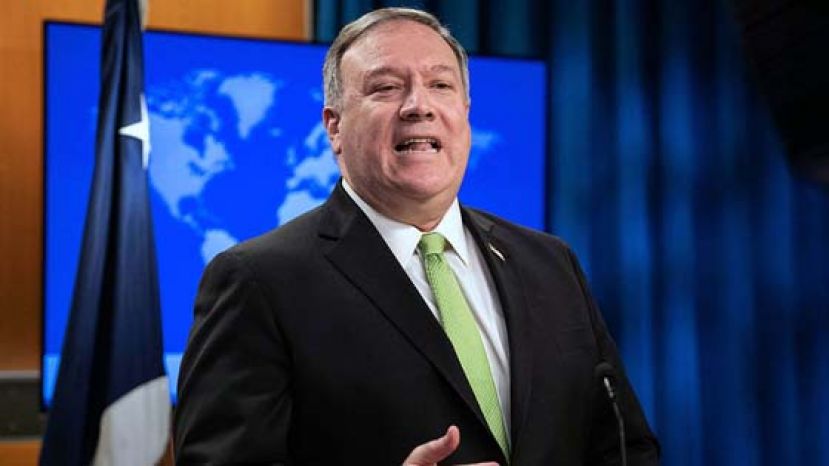 蓬佩奥表示，美国正考虑接收香港反对“香港国安法”的人士。