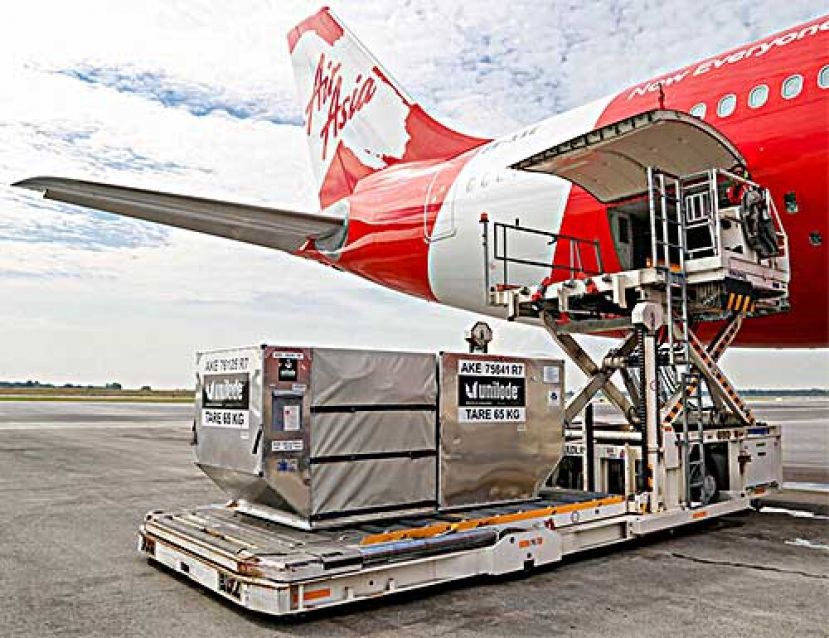 Teleport已经准备好利用亚航的飞机把疫苗运送至东马地区