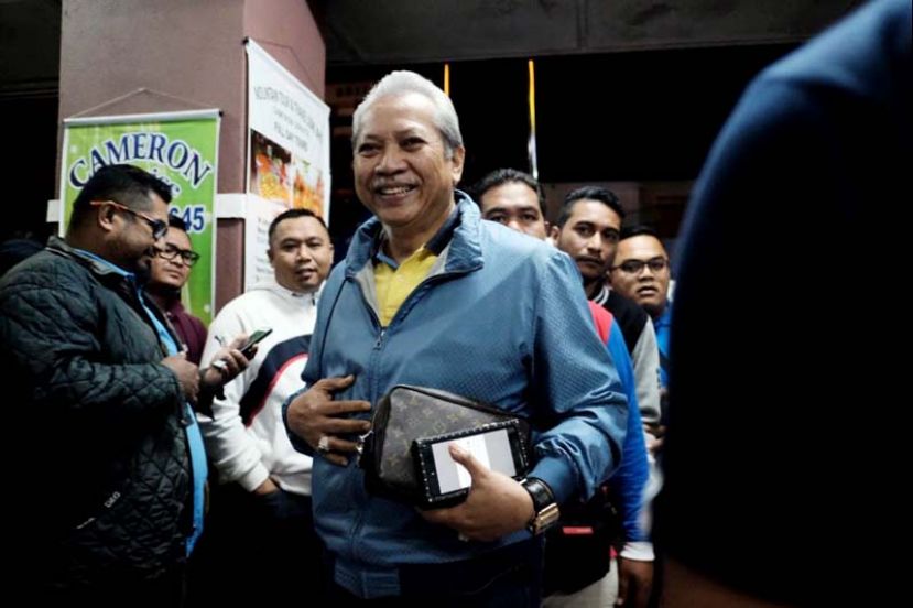 图：巫统总秘书安努亚慕沙证实听闻6退出巫统国会议员有意回巢。