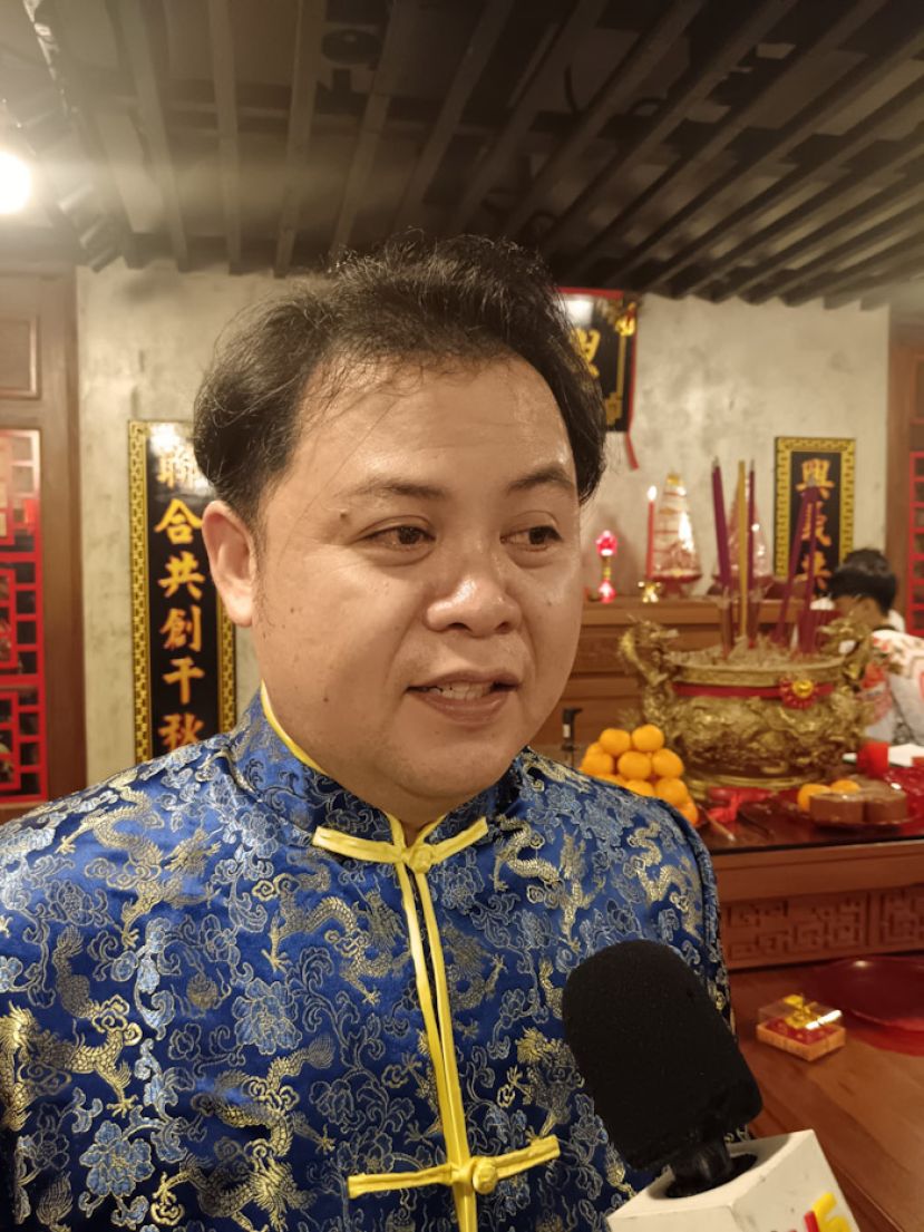砂拉越联兴武术协会会长陈志财。
