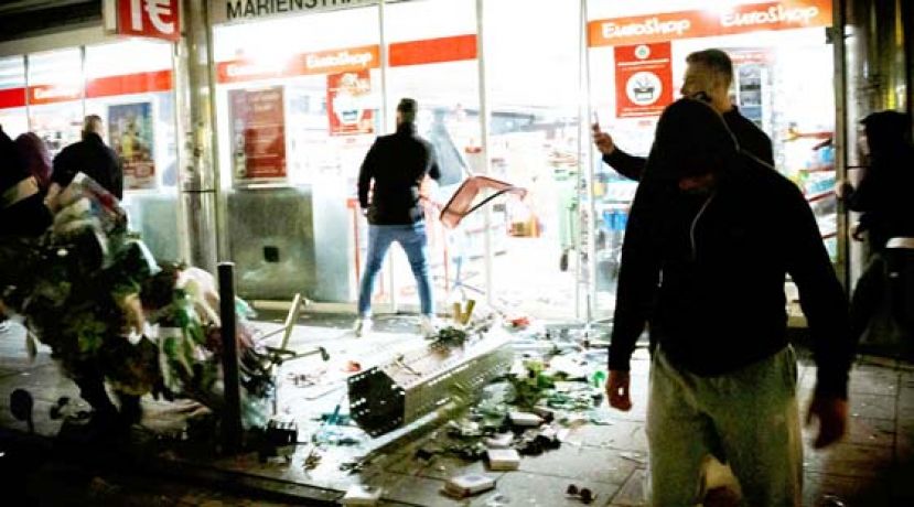 斯图加特市中心发生前所未见的骚乱。