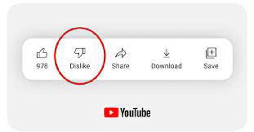 YouTube即将取消普通观众的倒赞显示，引来掩盖争议内容指标性的疑虑。