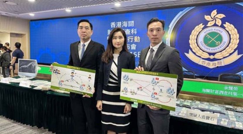香港侦破洗黑钱集团，涉款高达逾85亿。