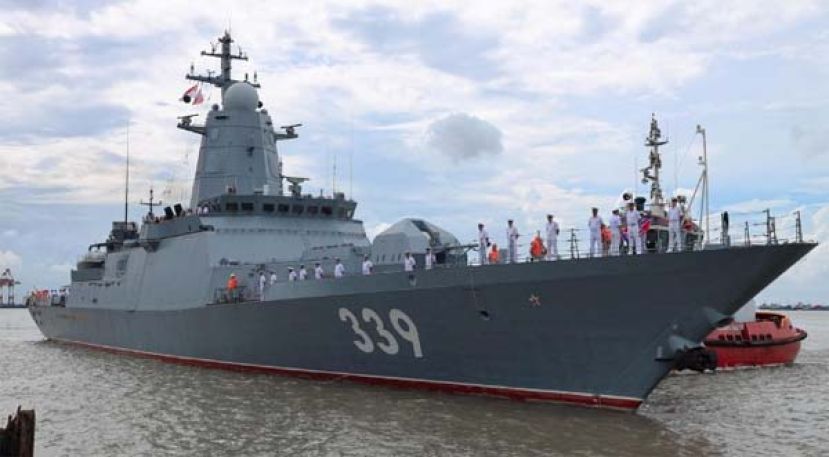 印尼与俄罗斯，首次联合海军演习。