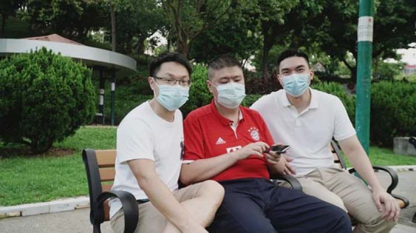 吴志康（左）、萧启颖（右）希望悦声易能改善视障人士的生活。