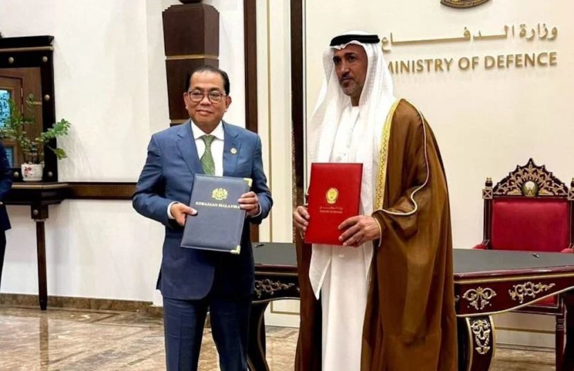 大马与阿拉伯联合酋长国签署了&ldquo;防务合作谅解备忘录&rdquo;