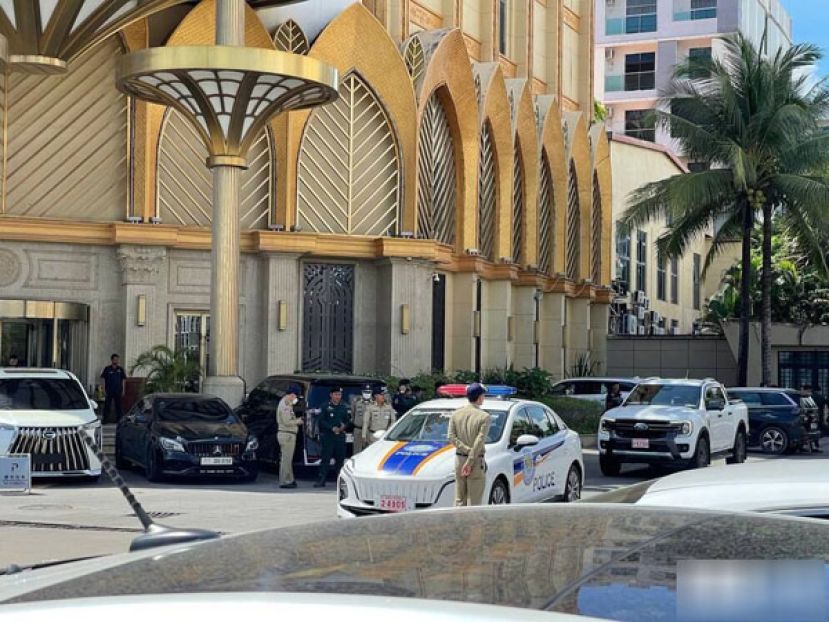 柬埔寨出动大批警力突袭搜查西港“中国城”园区。