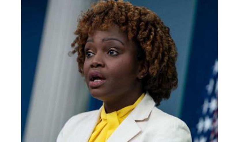 白宫新闻秘书卡琳让皮埃尔。